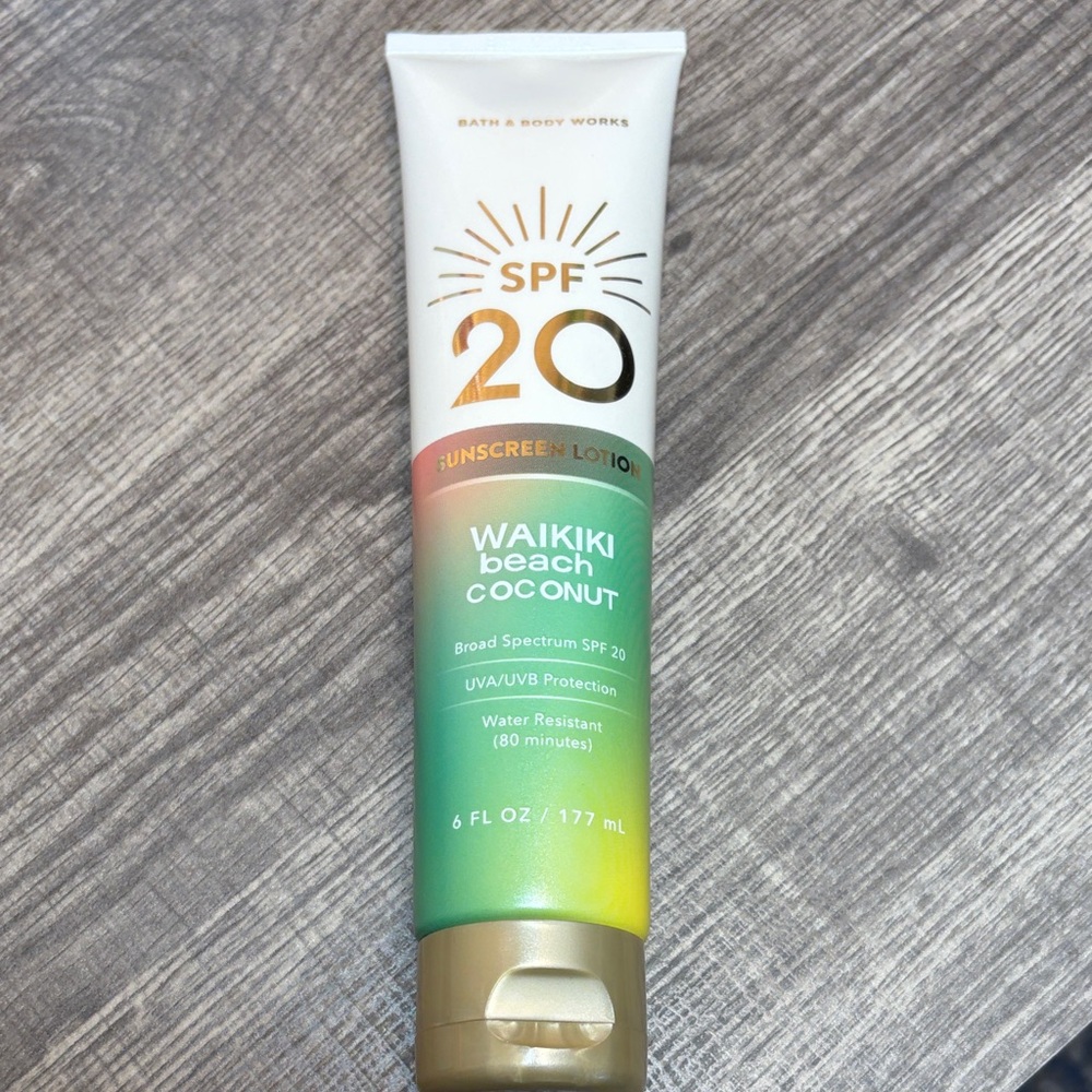 🌹5 for $25🌹Bath & Body Works Waikiki Beach SPF 20 Sunscreen Lotion EXPIRED 3/24